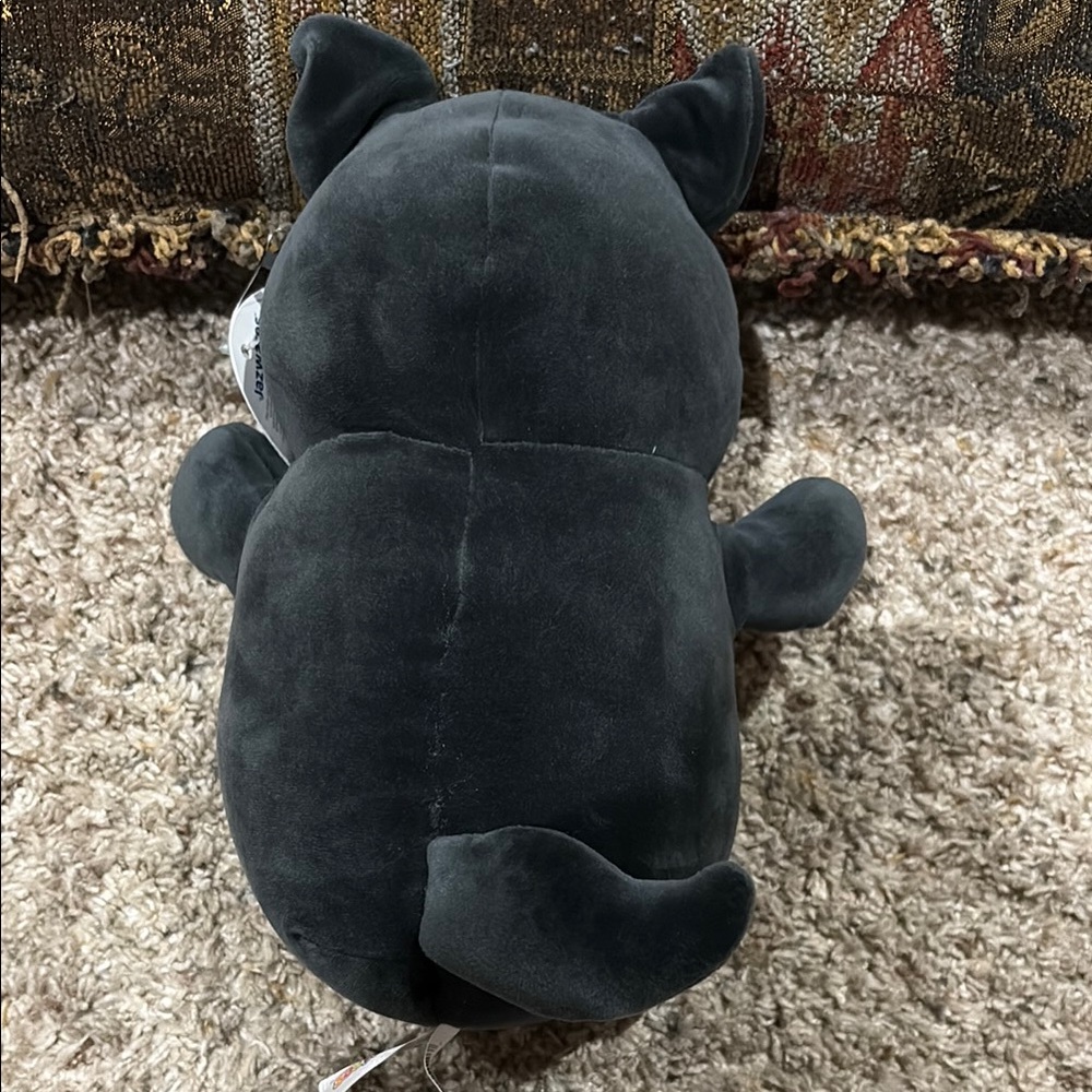 NWT Hug Mees by Squishmallows Monty Black and White Dog Plush Toy - Picture 2 of 4